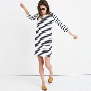 Madewell Classic Nautical Stripe Cotton Dress XXS